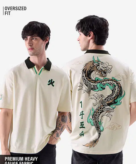 Furious Dragon Oversized Polos