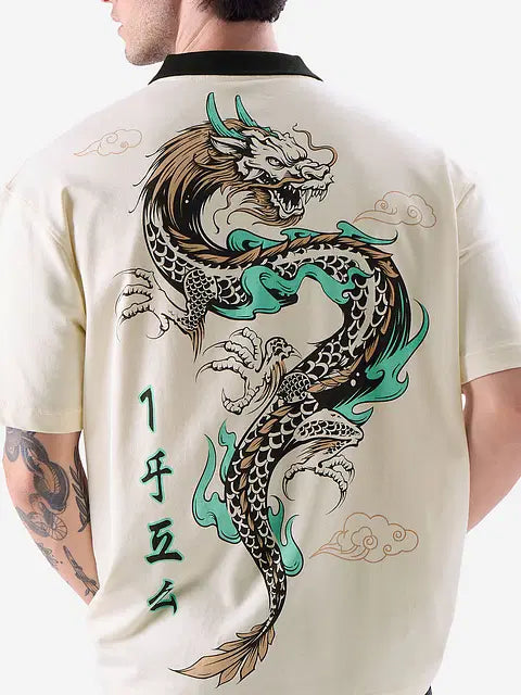 Furious Dragon Oversized Polos