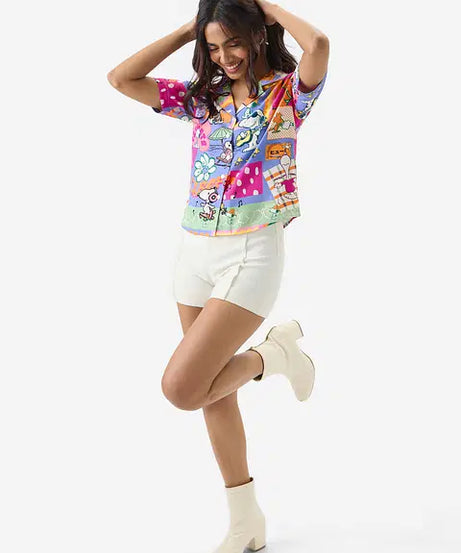Peanuts Carefree Women Holiday Shirts