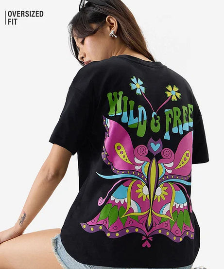 Wild & Free Women Oversized T-Shirts