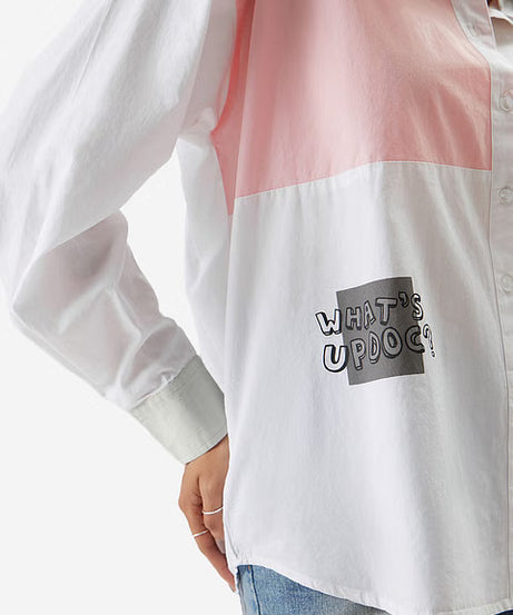 Looney Tunes Bugs Is Back Women Boyfriend Shirts