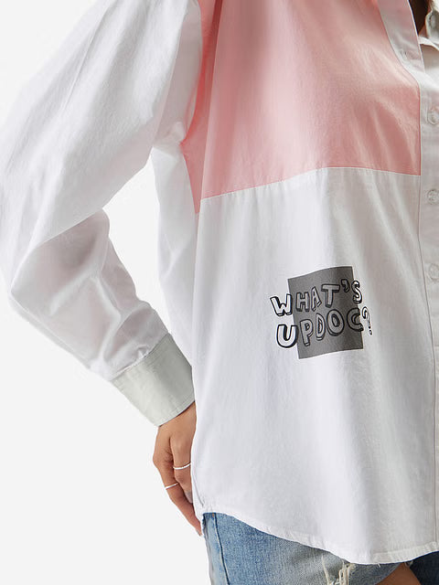 Looney Tunes Bugs Is Back Women Boyfriend Shirts