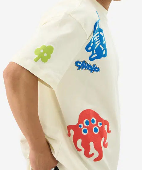 Acid Drip Oversized T-Shirts