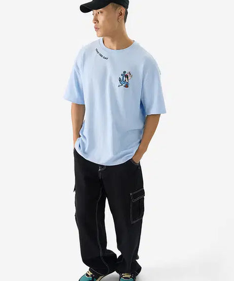 Popeye Seas The Day Oversized T-Shirts
