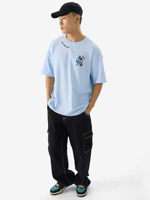 Popeye Seas The Day Oversized T-Shirts