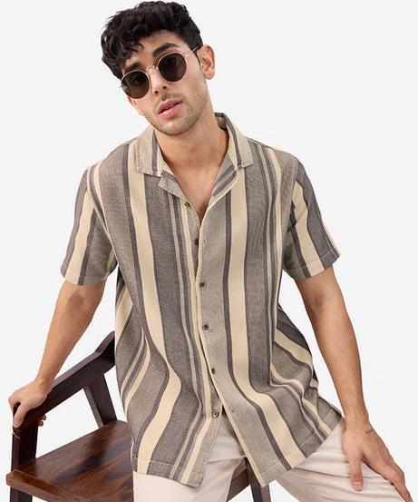 TSS Originals Macaroon Men Textured Shirts