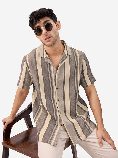 TSS Originals Macaroon Men Textured Shirts
