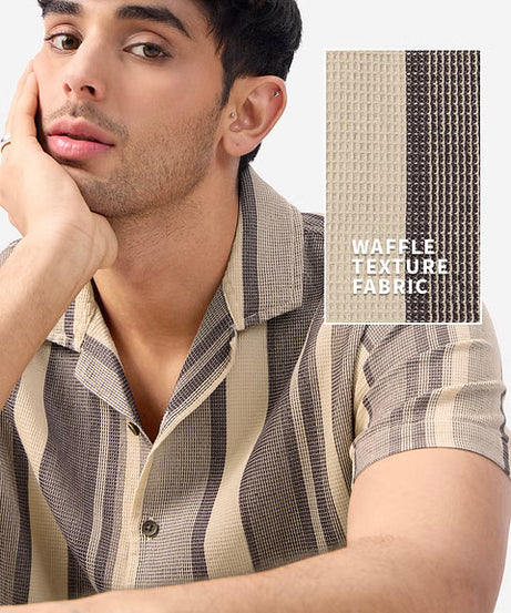 TSS Originals Macaroon Men Textured Shirts