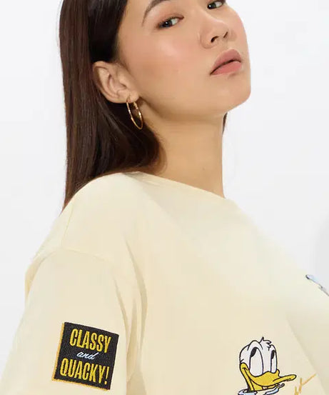 Quack Off Women Oversized T-Shirts