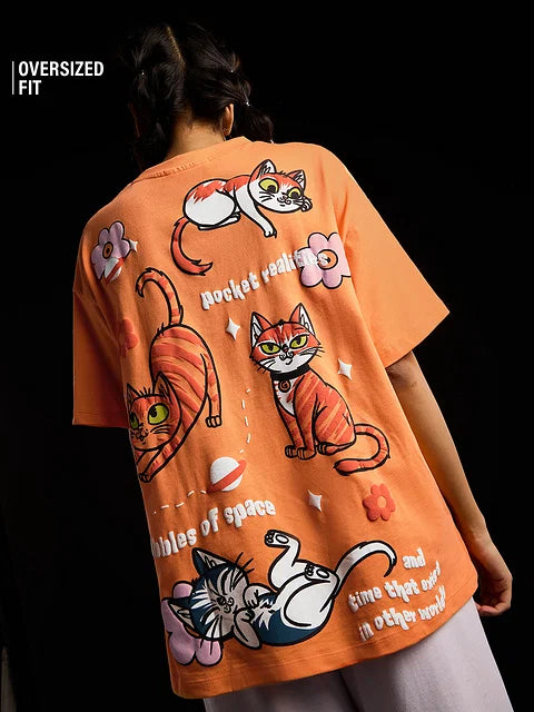 The Marvels Flerkittens Women Oversized T-Shirts