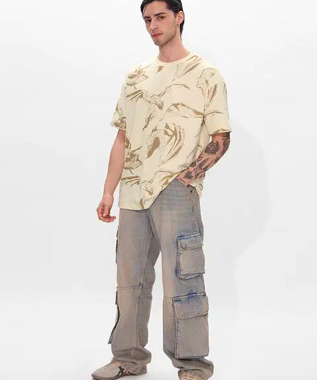 House Of Dragon Triple Dragon Oversized T-Shirts
