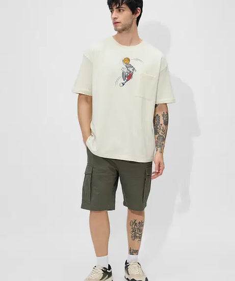 Looney Tunes Bugs Ball Oversized T-Shirts