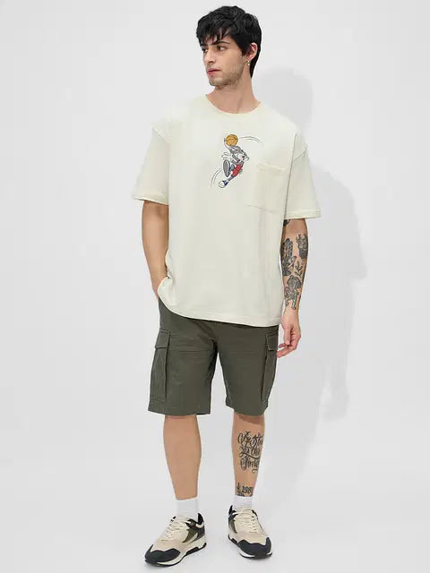 Looney Tunes Bugs Ball Oversized T-Shirts