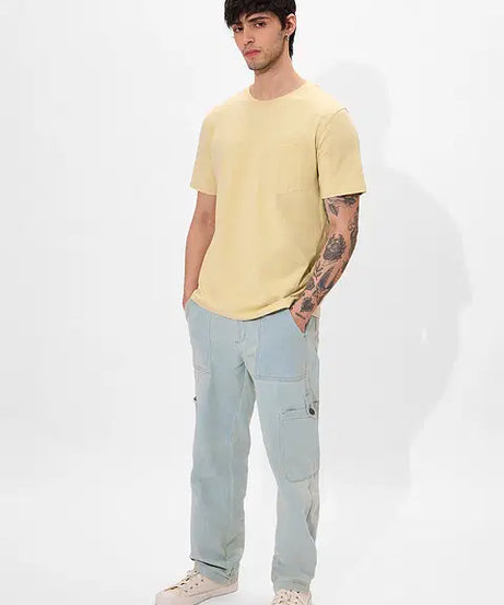 Solids Seashell Cream T-Shirts