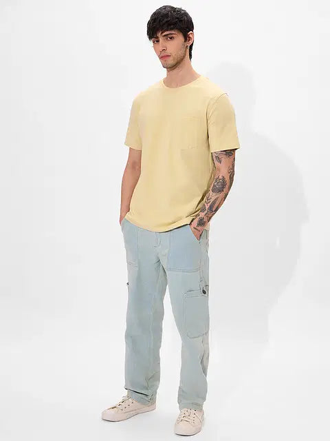 Solids Seashell Cream T-Shirts