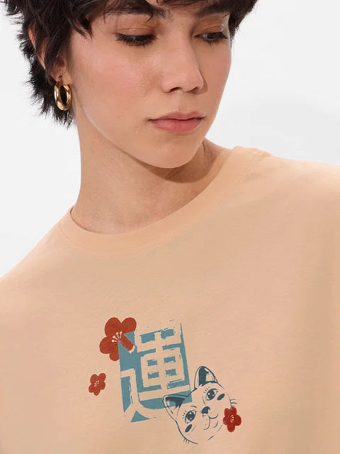 Feeling Lucky Women Oversized T-Shirts