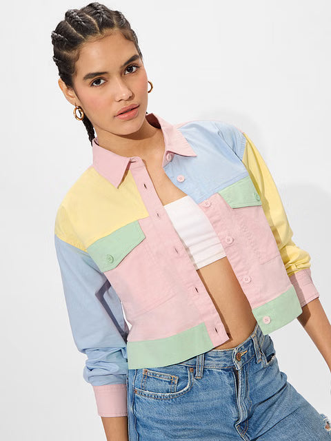 Cropped Shacket Aurora Women Jackets