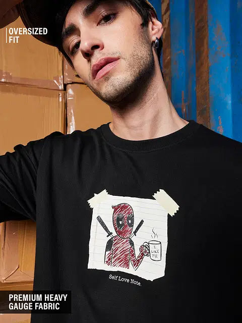 Deadpool  Self-Love Oversized T-Shirts