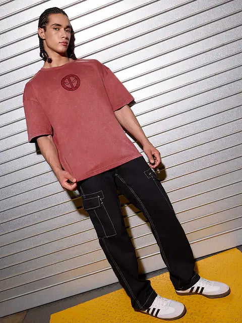 Deadpool Anti-Hero Oversized T-Shirts