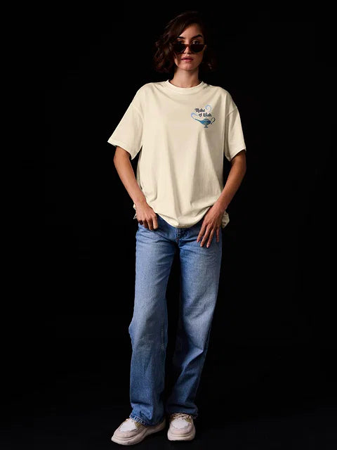 Disney Make A Wish Women Oversized T-Shirts