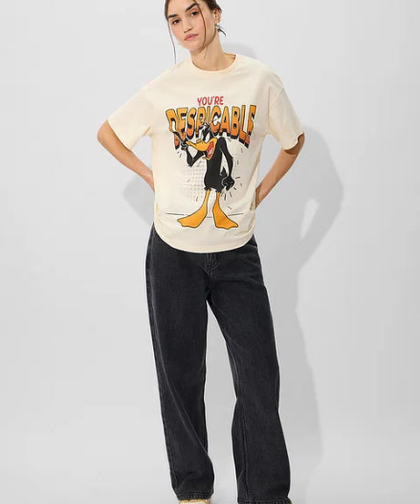 Daffy Duck Despicable Women Oversized T-Shirts