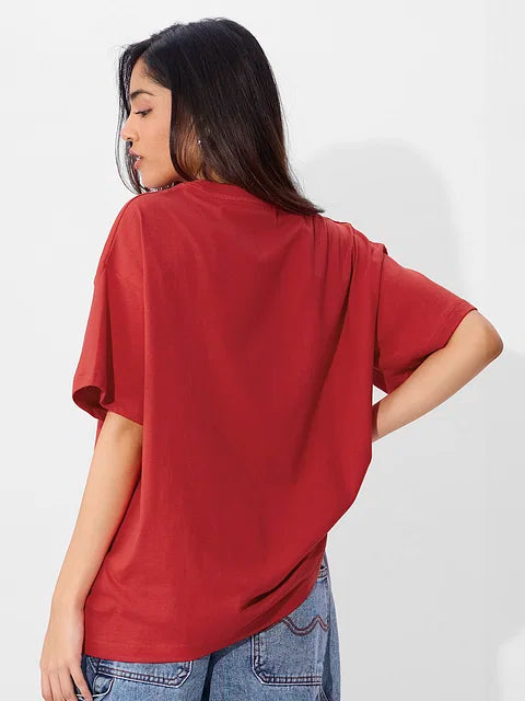 Inside Out Anger Women Oversized T-Shirts