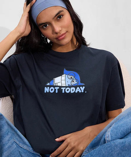 Inside Out Sadness Women Oversized T-Shirts