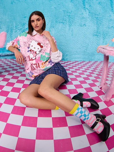 Hello Kitty  The Most Fun Women Oversized T-Shirts