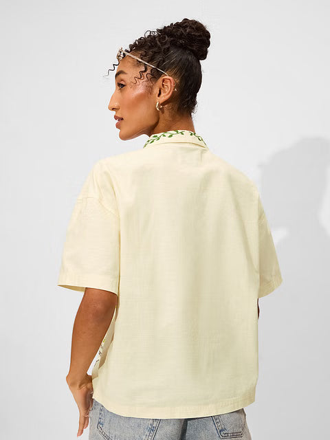Cotton Linen Sunshine Women Holiday Shirts