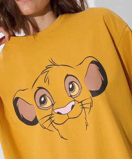 The Lion King Super Simba Women Oversized T-Shirts
