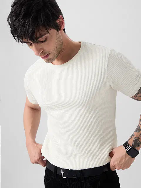 Korean White T-Shirts