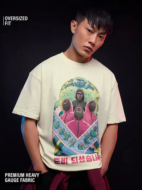 Squid Game Survival Oversized T-Shirts