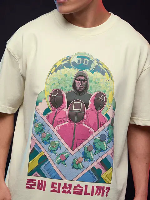 Squid Game Survival Oversized T-Shirts