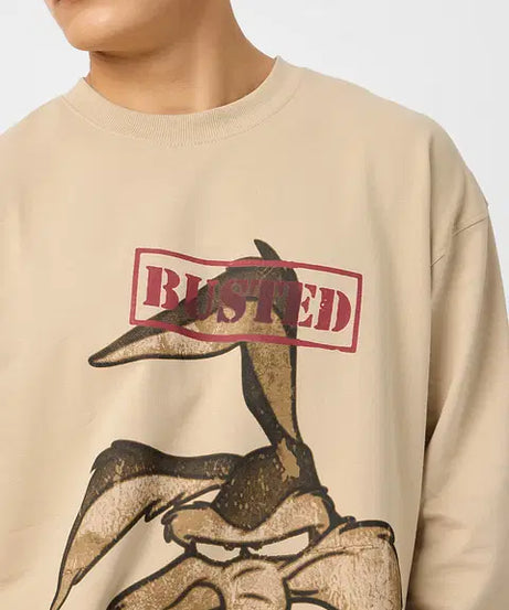 Looney Tunes Busted Oversized Full Sleeve T-Shirts