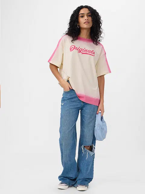 Pink Love Women Oversized T-Shirts