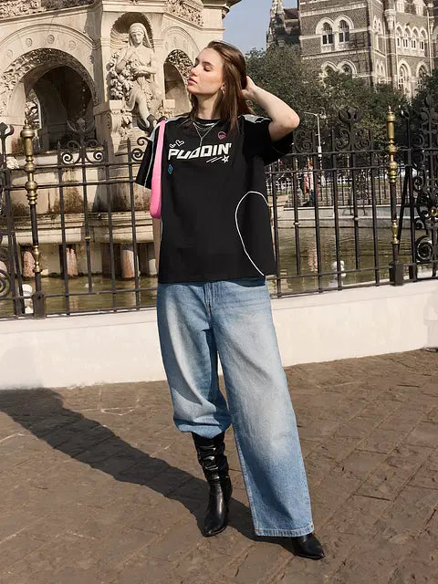 Puddin Quinn Women Oversized T-Shirts
