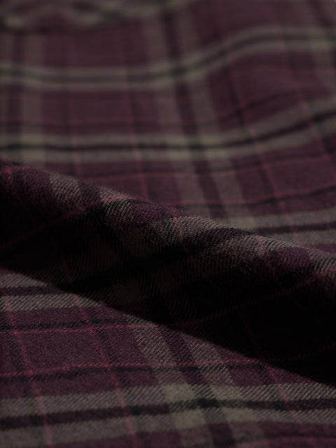 Plaid Autumn Men Utility Shirts