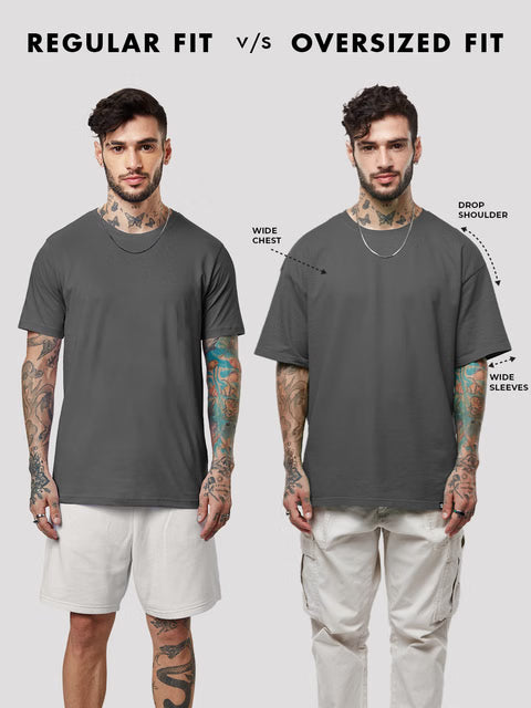 Textured T-shirt  Mr. Souls Splatter Oversized T-Shirts
