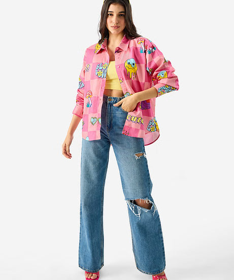 Slow Down Women Boyfriend Shirts