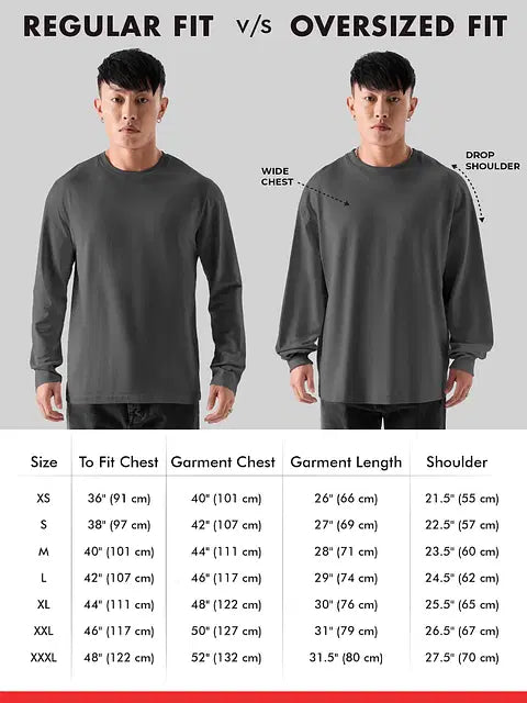 Naruto Shippuden Konoha Leaf Oversized Full Sleeve T-Shirts