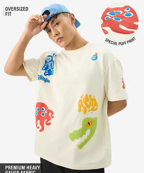Acid Drip Oversized T-Shirts