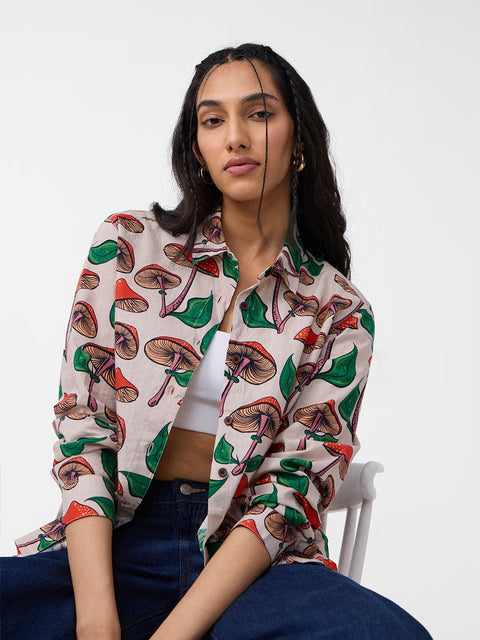 Mushrooms Women Shirts