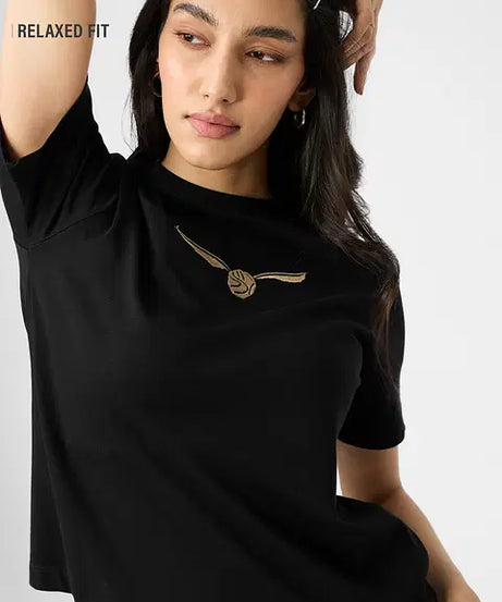 Golden Snitch Women Relaxed Fit T-Shirts