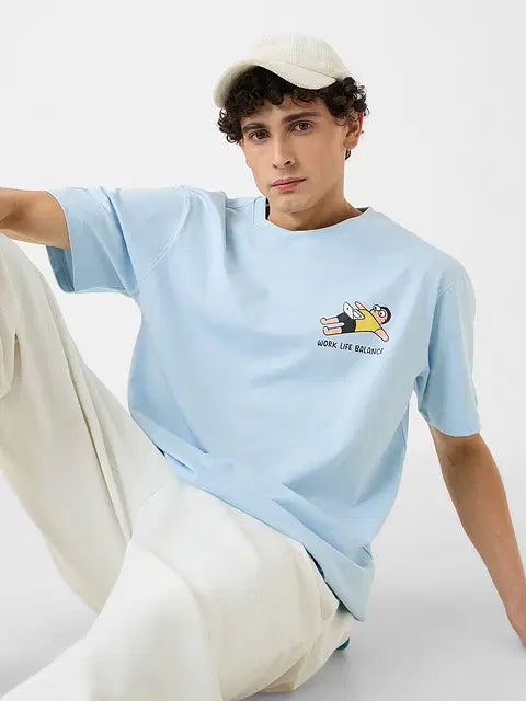 Work Life Balance Men Relaxed Fit T-Shirts