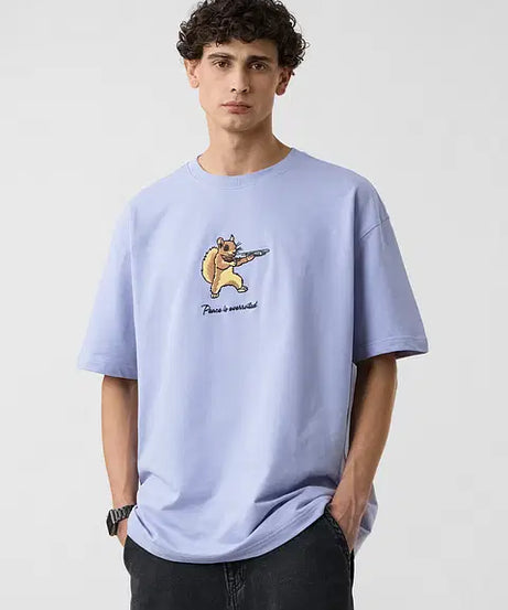 Peace Is Overrated Oversized T-Shirts