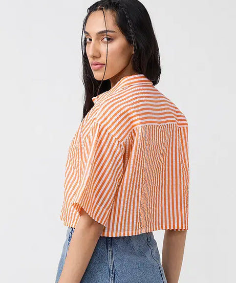 Tangerine Women Cropped Shirts
