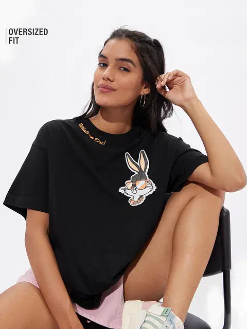Bugs Bunny What's Up Doc Women Oversized T-Shirts