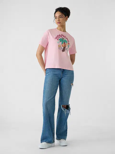 Tropicool Women Relaxed Fit T-Shirts