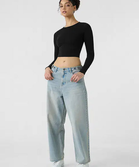 Solids Hot Pink (Cropped Fit) Women Cropped Tops