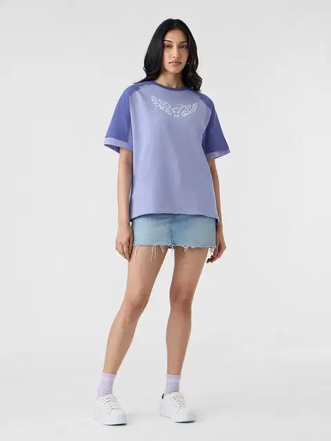 Angel Cloud Nine Women Oversized T-Shirts